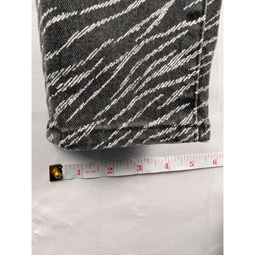 New Paige Jeans Womens‎ Size 25 Hoxton Ultra Skinny Black & White Zebra Print